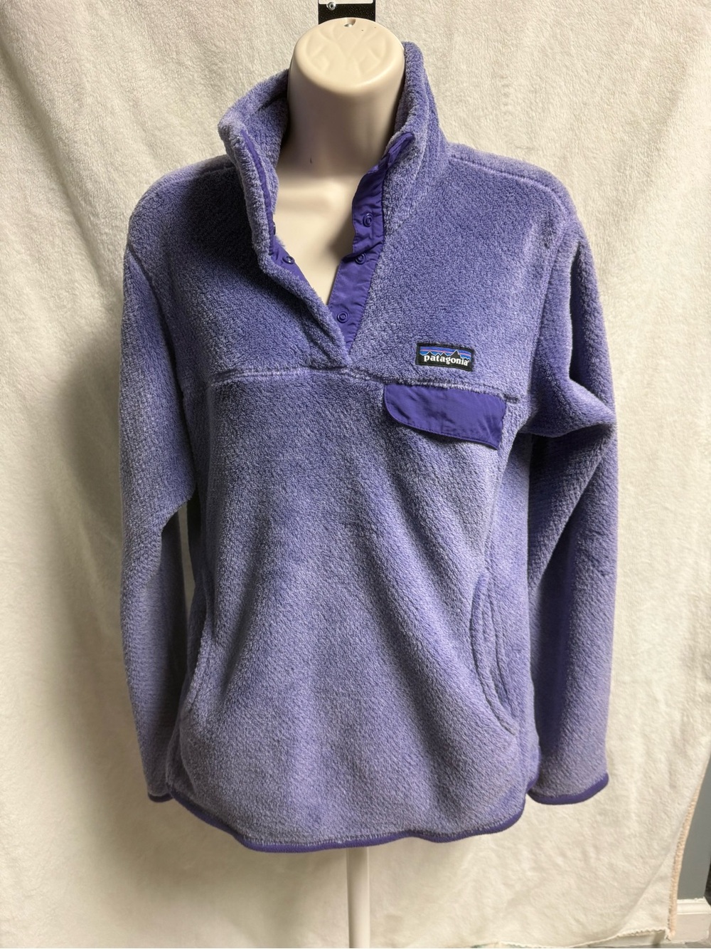 Patagonia Lavender Snap-T Fleece Pullover